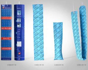 Container Desiccant ščiti tovor pred vlago med prevozom